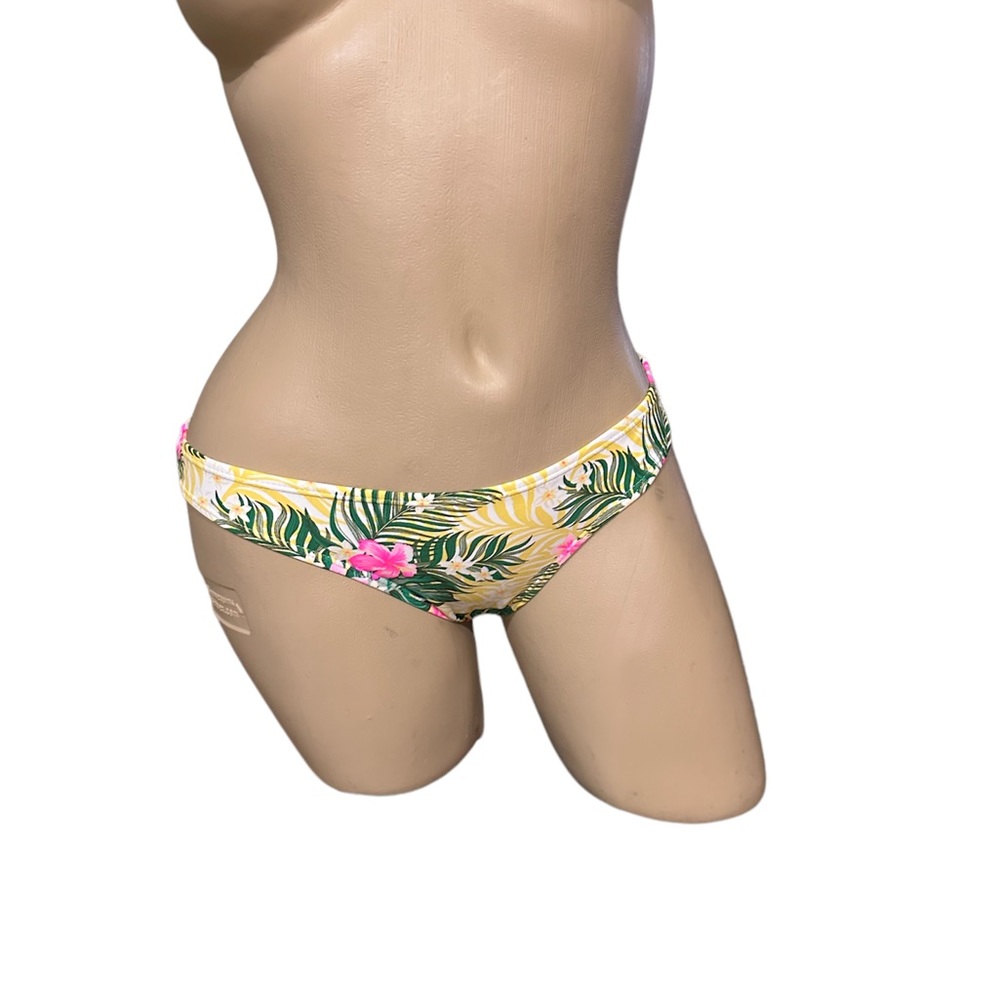 Cabana Del Sol Floral Tropical Bikini Swim Bottom Small NWOT - Picture 1 of 2